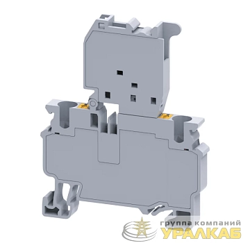 Клемма для предохранителей с индикатором push-in OptiClip CPF-4-HESILED-60V-(5х20)-10А (0.2-4) сер. КЭАЗ 331876