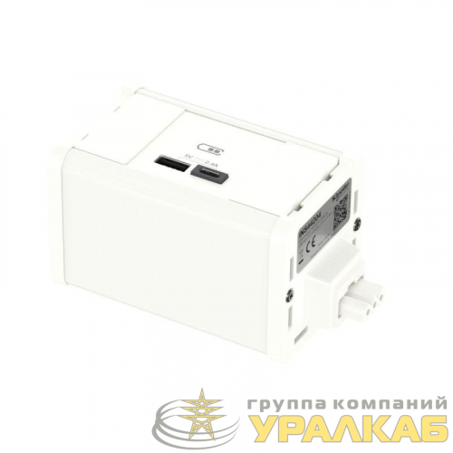 Блок Unica System+ 2хUSB A/C бел. SchE INS44204