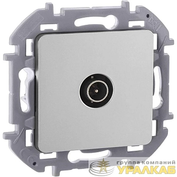 Розетка телевизионная оконечная TV Inspiria 10дБ 5-862мГц механизм алюм. IEK 673872