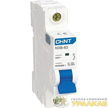 Выключатель автоматический модульный 1п D 16А 4.5кА NXB-63S (R) CHINT 296723