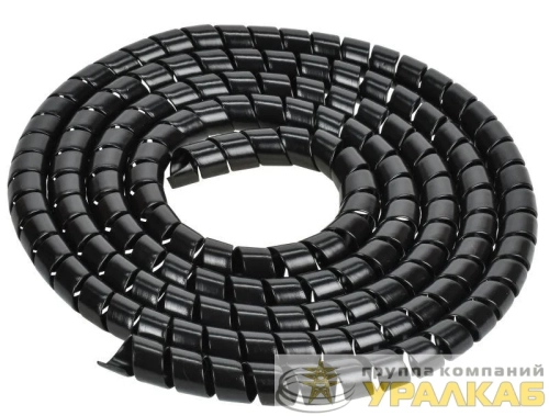 Спираль монтажная СП-16 черн. (уп.2м) IEK 