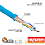 Кабель витая пара U/UTP кат.6 4х2х23AWG solid CU PVC син. (м) Rexant 