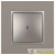 Выключатель Elegance 14-1102-16 250В 10АХ с подсветкой титан Эра Выключатель Elegance 14-1102-16 250В 10АХ с подсветкой титан Эра