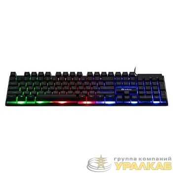 Клавиатура KG380 игровая проводная с подсветкой черн. Intro Б0056138
