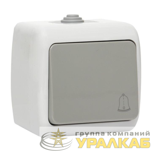 Кнопка звонка 1-кл. ОП Мурманск 10А IP54 сер. EKF EFZ10-026-30-54 детальная картинка
