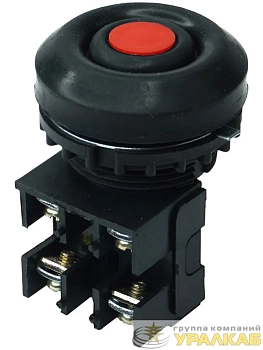 Кнопка ВК-30-10-11110-54/1з+1р красн. 10А IP54 Электротехник 