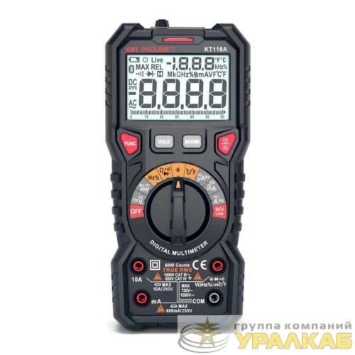 Мультиметр цифровой KT 118A "PROLINE" КВТ 