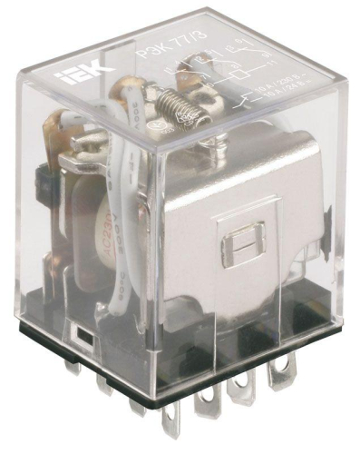 Реле РЭК 78-4 3А 24В AC IEK RRP20-4-03-024A детальная картинка