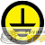 Знак "Земля" круглый d20мм EKF 