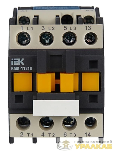 Контактор КМИ-11810 18А 230В/АС3 1НО KARAT IEK KKM11-018-230-10 детальная картинка