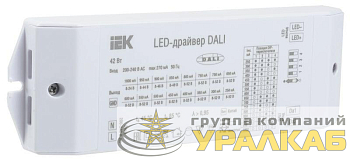 Драйвер LED DALI 42Вт 250-1000мА 8-52В IEK LPS14-01-042-1000