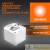 Аксессуар для трекового светильника ECO TRACKRAIL1PH CUBE ADPT WH LEDVANCE 