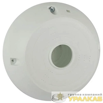 Коробка монтажная для камер видеонаблюдения 131х41.5мм IP55 бел. KOR-MV-131-41.5-W-55 ЭРА 