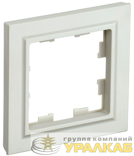 Рамка 1-м BRITE РУ-1-БрКр беж. IEK BR-M12-K10 детальная картинка