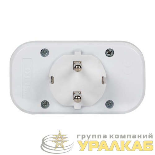 Разветвитель 2-м с заземл. 16А IP20 250В плоск. PROxima EKF ARP16-2 детальная картинка