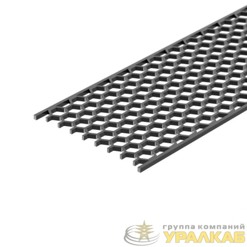 Решетка антибликовая LINE-5075-HONEYCOMB BLACK пластик (комплект) Arlight 