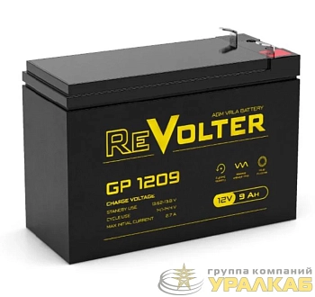 Аккумулятор 12В 9А.ч REVOLTER GP 1209