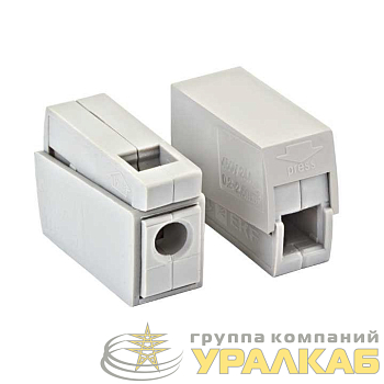 Клемма строительно-монтажная СМК проходная 224-111 1-проводная 1.0-2.5кв.мм (уп.100шт) PROxima EKF plc-smk-111