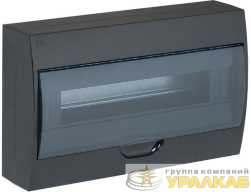 Корпус навесной ЩРН-П-18 Krepta 3 IP41 пластик. черн. IEK 