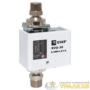 Реле перепада давления RVG-30-0.6-2 (0.6 МПа) EKF RVG-30-0.6-2