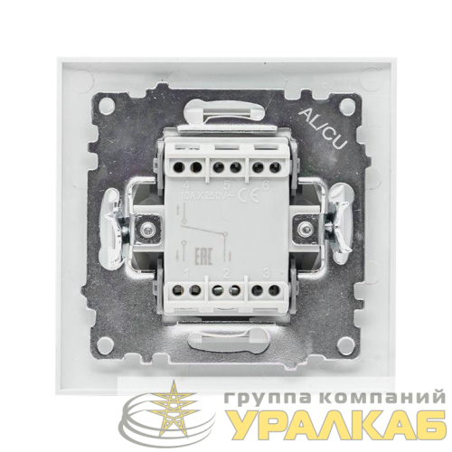 Переключатель проходной 1-кл. СП Валенсия 10А IP20 бел. PROxima EKF EWV10-025-10 детальная картинка