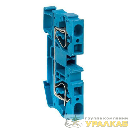 Колодка клеммная ST-6 57А пружинная син. EKF plc-jxb-st-6-blue детальная картинка