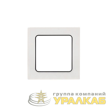 Рамка 1-м Стокгольм бел. с линией цвета черн. PROxima EKF EXM-G-304-10