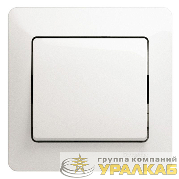 Выключатель 1-кл. СП Glossa 10А IP20 (сх. 1) 10AX в сборе перламутр. SE GSL000612