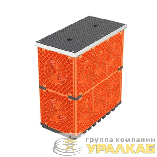 Колодец пластиковый для кабельной канализации с крышкамиF0750х375х750 DKC 270375V0 детальная картинка