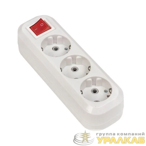 Колодка удлинителя 3-м с заземл. 16А Эксперт 3.5кВт с выкл. PROxima EKF 