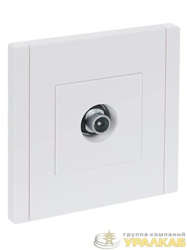Розетка TV проходная FORTE&PIANO FP229 бел. IEK FP-A10-P-K01 детальная картинка