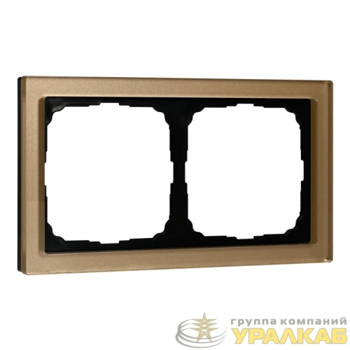 Рамка 2-м ArtGallery Pure органич. стекло шампань SE 