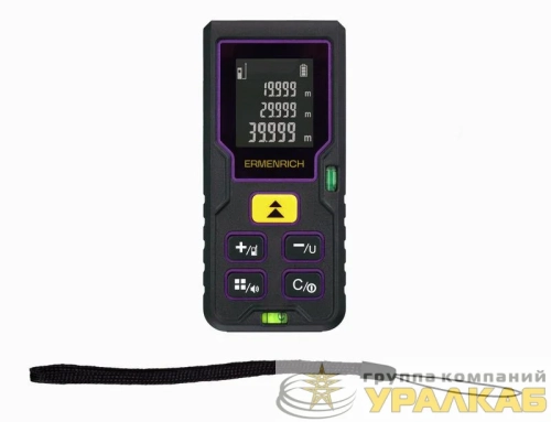 Рулетка лазерная Reel PLUS GD40 фиолет. Ermenrich 