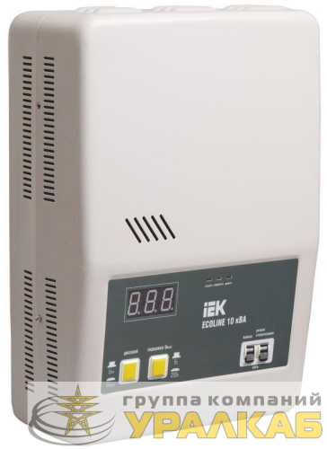 Стабилизатор напряжения Ecoline 10кВА настен. IEK IVS27-1-10000 детальная картинка