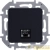 Розетка компьютерная Inspiria RJ45 кат.5E UTP антрацит IEK Розетка компьютерная Inspiria RJ45 кат.5E UTP антрацит IEK