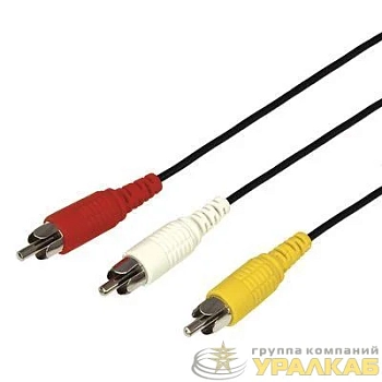 Шнур 3х3 RCA 1.5м REXANT 17-0202