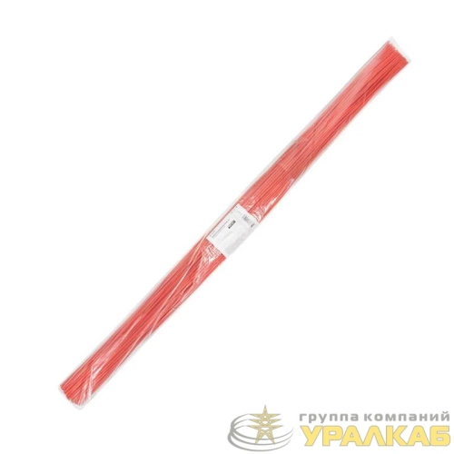 Трубка термоусадочная ТУТ нг 3.0/1.5 красн. 1м REXANT 