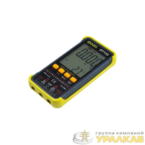 Мультиметр смарт цифровой DT133 встроен. фонарь ФАZА 