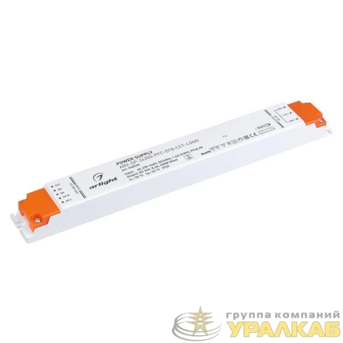 Блок питания ARV-SP-24200-PFC-DT8-CCT-LONG (24В 8.33А 200Вт) IP20 пластик Arlight 048240 детальная картинка