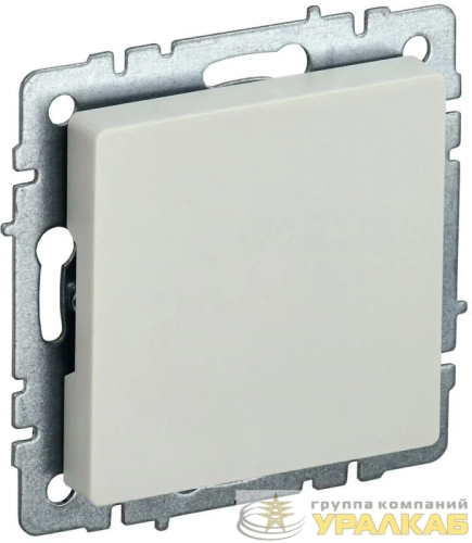 Заглушка с суппортом BRITE МЗ10-БрКр механизм беж. IEK BR-PL10-K10 детальная картинка