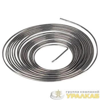 Припой с канифолью для пайки ПОС 61 трубка d0.8мм спираль 2м Эра 