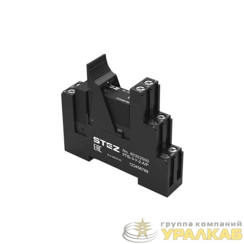 Реле в сборе 230AС варистор 2 контакта 8А РПМ-3-230A-2AV/S СТЭЗ 60301004 детальная картинка