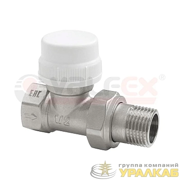 Клапан термостатический для радиаторов прямой 1/2дюйм (80/10) К VALFEX VALFEX VF.032.T.04