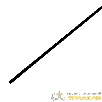 Трубка термоусадочная ТУТ нг 2.0/1.0 черн. 1м Rexant 