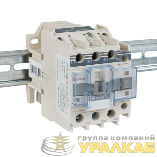 Контактор КМЭ 32А кат. 220В AC 1НО EKF ctr-s-32-220 детальная картинка