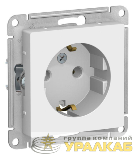 Розетка AtlasDesign 16А с заземл. механизм лотос SE 