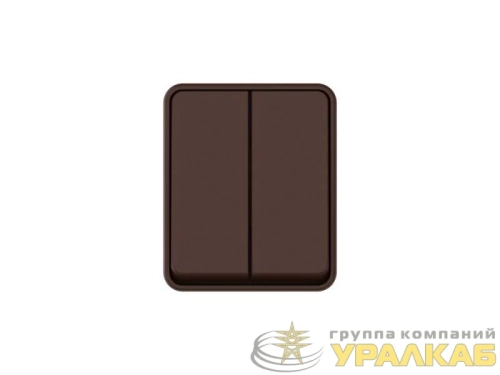Выключатель 2-кл. ОП AtlasDesign PROFI IP54 10AX корич. SE 