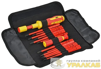 Отвертка динамометрическая с жалами SLIM 14шт ARMA2L 5 IEK A2L5-NS50-T2-14