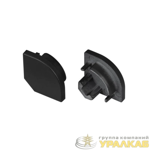 Заглушка SL-KANT-H10 BLACK глухая пластик (комплект) Arlight 