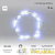Гирлянда светодиодная "Роса" 2м 20LED бел. 2Вт 4.5В IP20 провод прозр. Neon-Night 